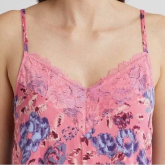 NEW Intimately FP First Date Print Sleeveless‎ Maxi Dress in Sweet Pink Combo, M - Picture 4 of 16